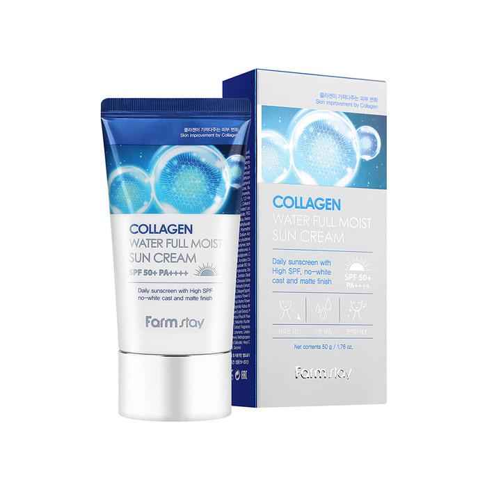 Farmstay Collagen Water Full Moisture Sun Cream SPF 50+ PA++++ - 50g