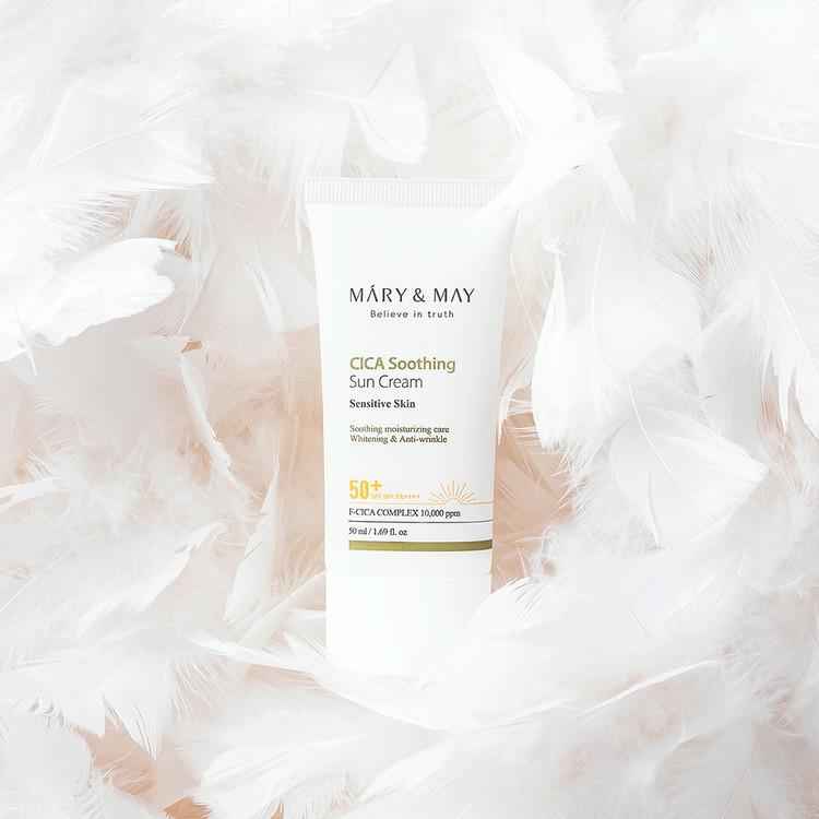 Mary & May Cica Soothing Sun Cream SPF50+ PA++++ - 50ml