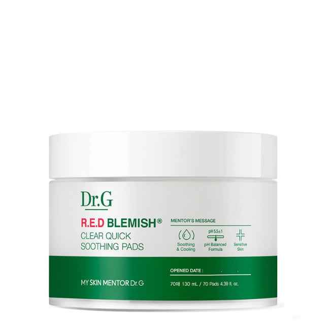 Dr.G Red Blemish Clear Quick Soothing Pads – 70 Pads
