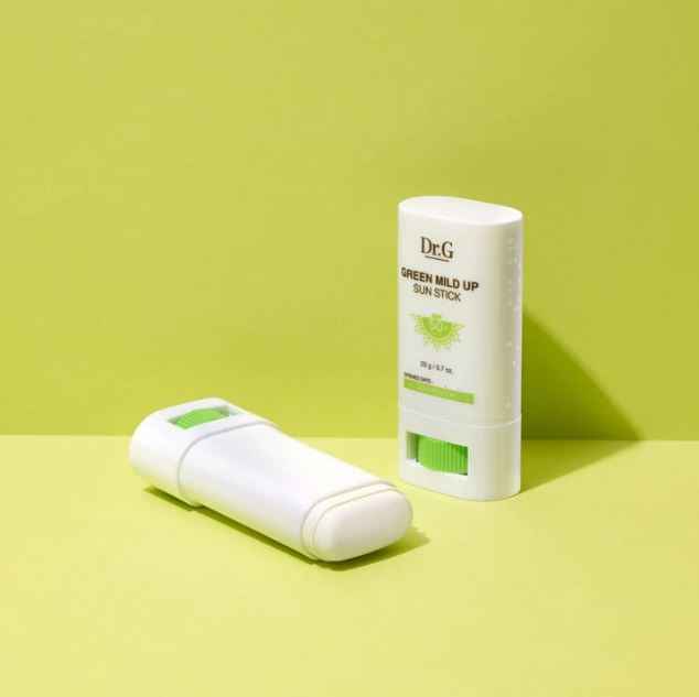 Dr.G Green Mild Up Sun Stick 20g Mineral Sunscreen with 7 Young Leaf Complex and Provitamin D