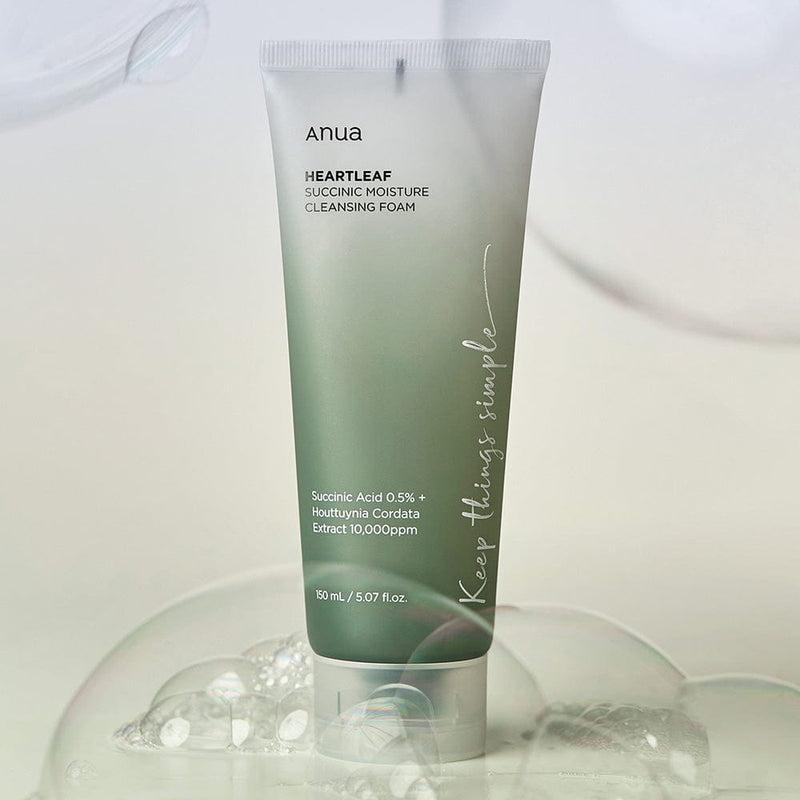 [Anua] HEARTLEAF SUCCINIC MOISTURE CLEANSING FOAM 150ml Gotta Glow