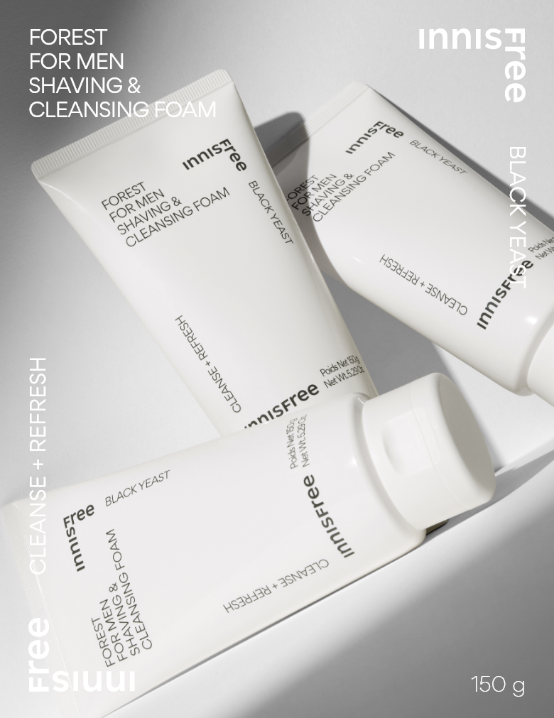 [Innisfree] Forest For Men Shaving Cleansing Foam 150g - Gotta Glow