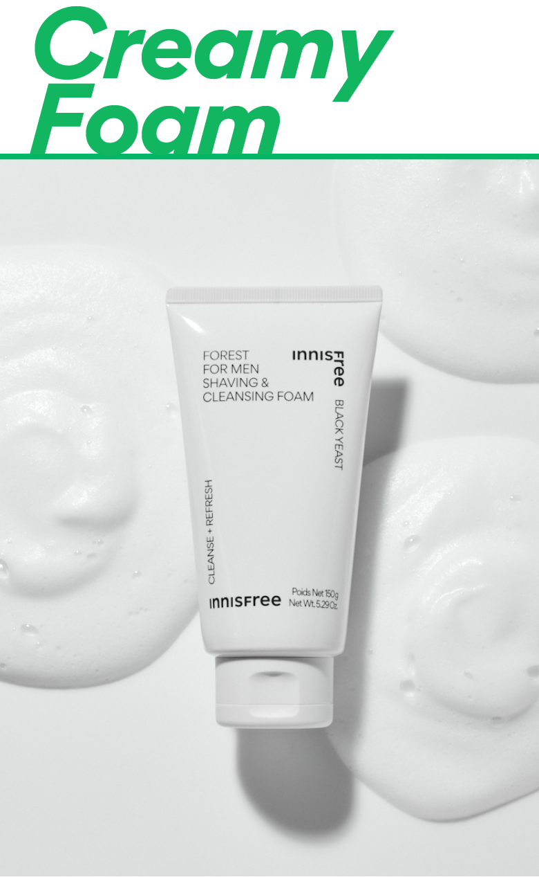 [Innisfree] Forest For Men Shaving Cleansing Foam 150g - Gotta Glow
