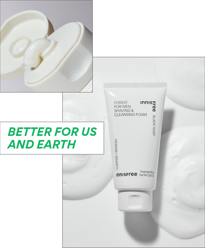 [Innisfree] Forest For Men Shaving Cleansing Foam 150g - Gotta Glow