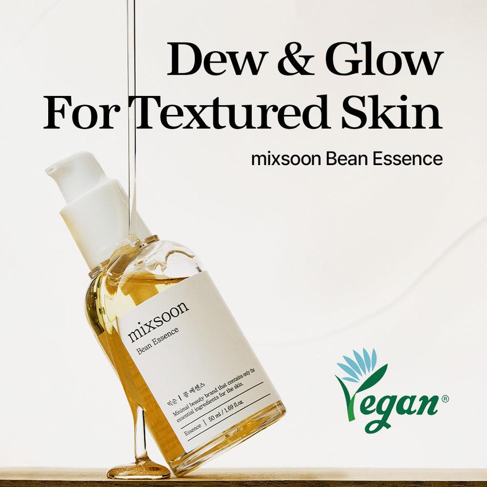 Mixsoon Bean Essence 50ml - Hydrating and Exfoliating Skin Essence with Fermented Bean and Natural Antioxidants