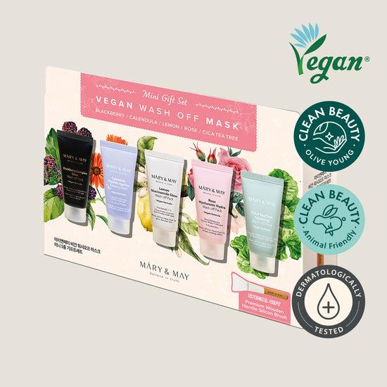Mary & May Vegan Wash-Off Mask Mini Gift Set (30g x 5)