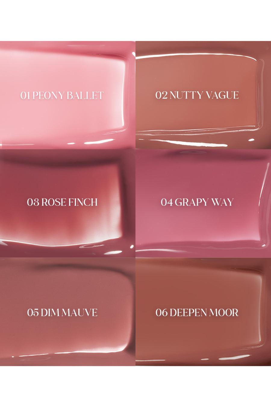 Romand Glasting Color Gloss 4g - Shade 03 Rose Finch