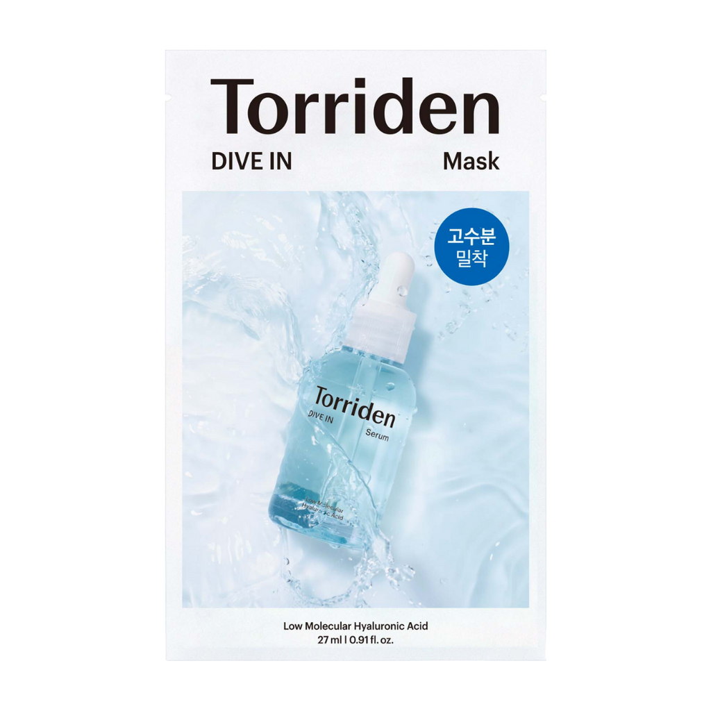 Torriden DIVE IN Low Molecular Weight Hyaluronic Acid Sheet Mask 10 Pieces