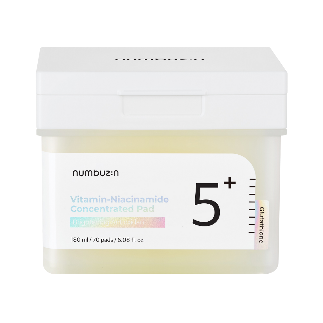 Numbuzin No.5 Vitamin Niacinamide Concentrated Pads, 70 Pads, 180ml