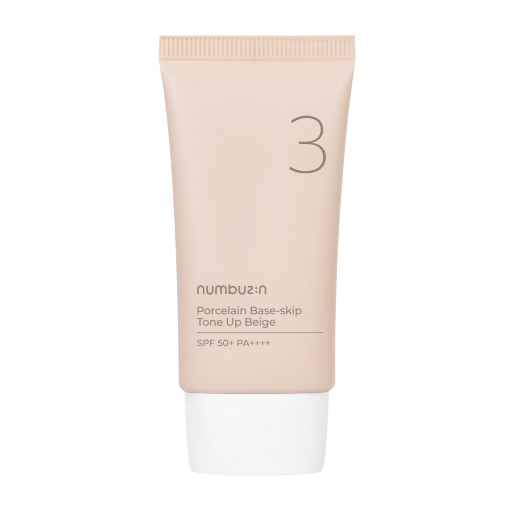 Numbuzin No.3 Porcelain Base Tone-Up Cream Beige 50ml SPF 50+ PA++++