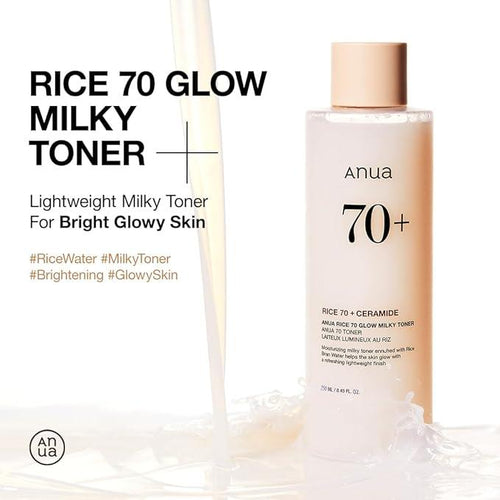 [Anua] RICE 70 GLOW MILKY TONER 250ml Gotta Glow