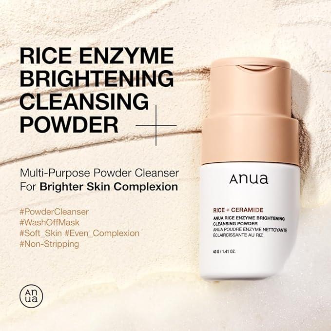 [Anua] RICE ENZYME BRIGHTENING CLEANSING POWDER 40g Gotta Glow