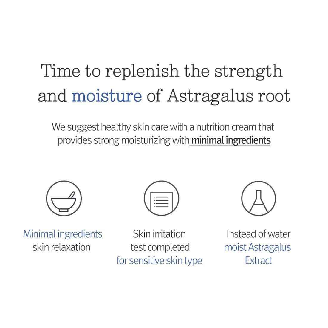 Pyunkang Yul Nutrition Cream 100ml – Deep Nourishing Moisturizer with Astragalus Root Extract, Shea Butter, Macadamia Seed Oil, and Hyaluronic Acid for Hydrated, Balanced Skin