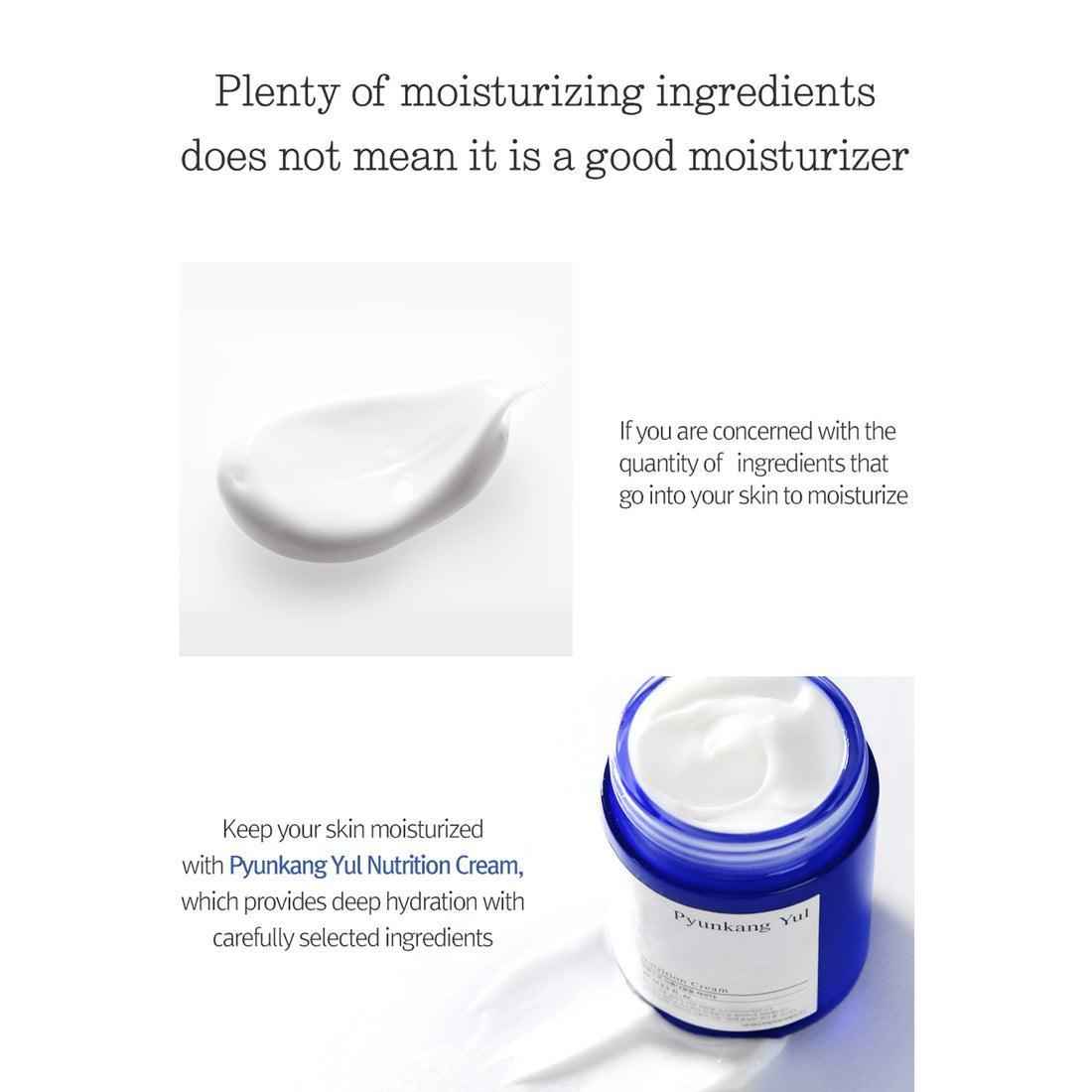 Pyunkang Yul Nutrition Cream 100ml – Deep Nourishing Moisturizer with Astragalus Root Extract, Shea Butter, Macadamia Seed Oil, and Hyaluronic Acid for Hydrated, Balanced Skin