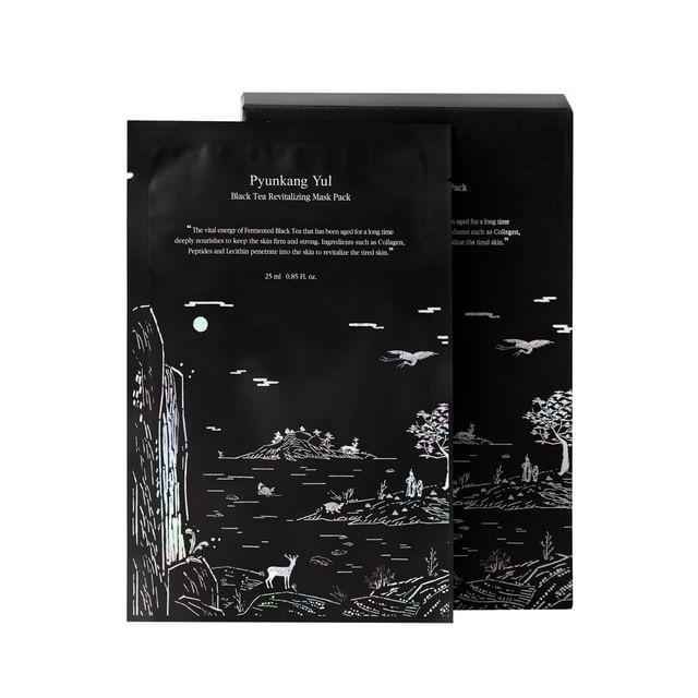 Pyunkang Yul Black Tea Revitalizing Mask Pack 25ml - Set of 10 Sheets