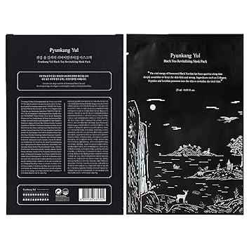 Pyunkang Yul Black Tea Revitalizing Mask Pack 25ml - Set of 10 Sheets