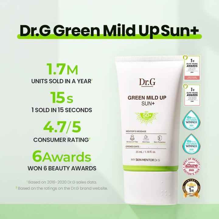 Dr.G Green Mild Up Sun SPF 50+ PA++++ 50ml