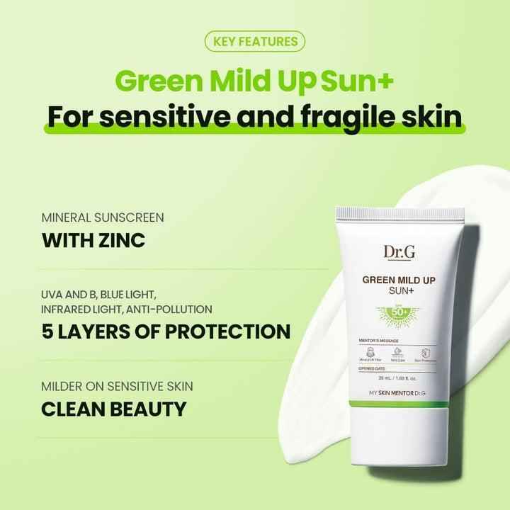 Dr.G Green Mild Up Sun SPF 50+ PA++++ 50ml