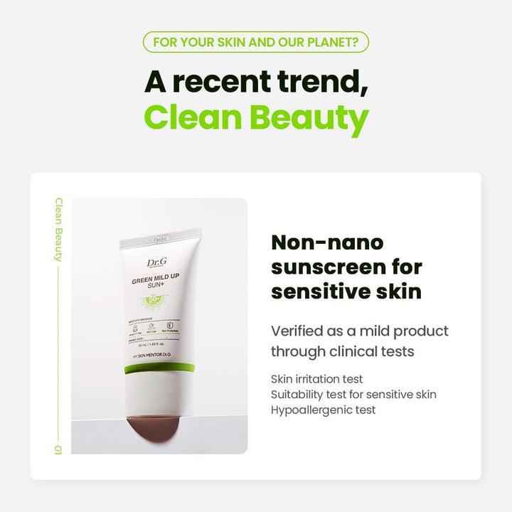 Dr.G Green Mild Up Sun SPF 50+ PA++++ 50ml