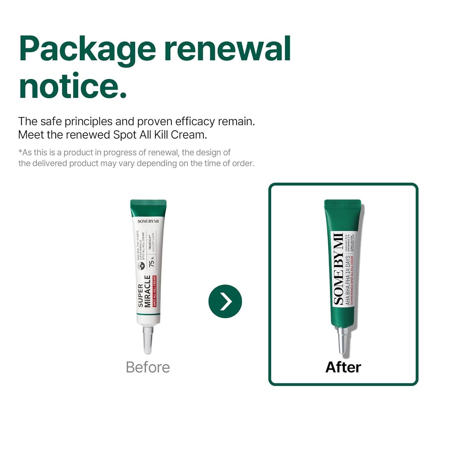 [SomeByMi] AHA-BHA-PHA SUPER MIRACLE SPOT ALL KILL CREAM 30ml Gotta Glow