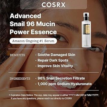 [Cosrx] Advanced Snail 96 Mucin Power Essence 100ml Gotta Glow