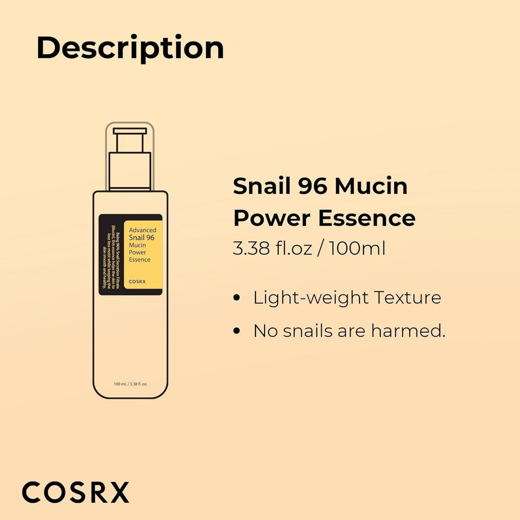 [Cosrx] Advanced Snail 96 Mucin Power Essence 100ml Gotta Glow