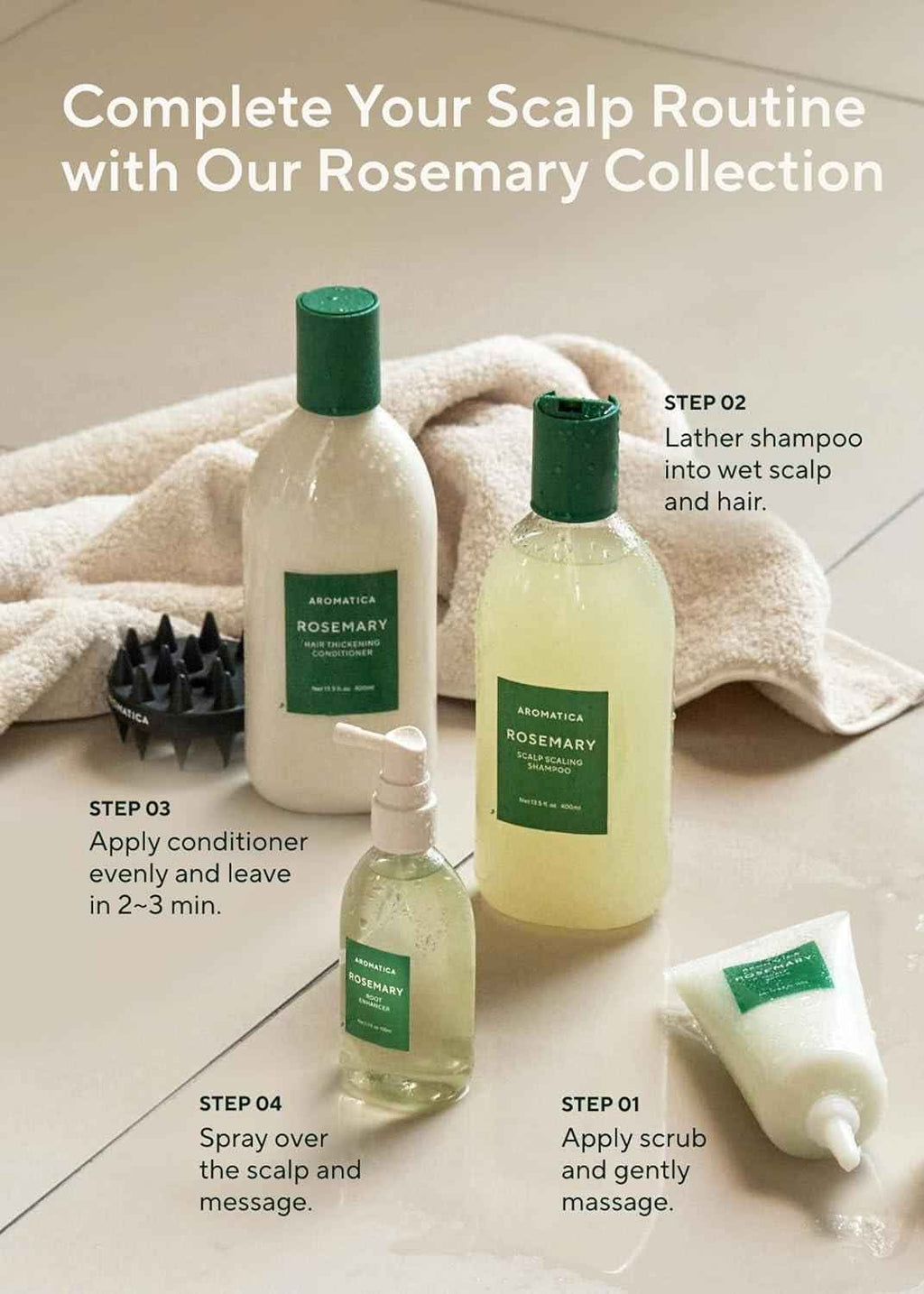 Aromatica Rosemary Root Enhancer Scalp Tonic Spray 100mL