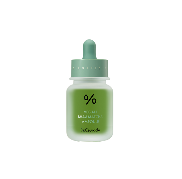 Dr. Ceuracle Vegan BHA Matcha Ampoule 30ml for Oily and Troubled Skin