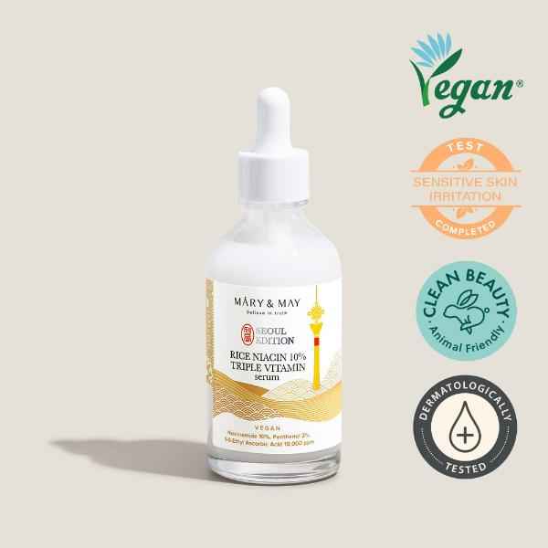 Mary & May Idebenone + Blackberry Complex Serum 80ml + Rice Niacin 10% Triple Vitamin Serum 80ml + Retinol 0.1% Bakuchiol Cica Serum 80ml