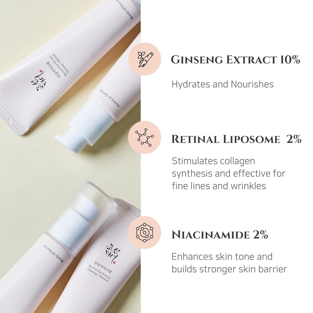 [BeautyOfJoseon] Revive Eye Serum : Ginseng + Retinal 30ml Gotta Glow