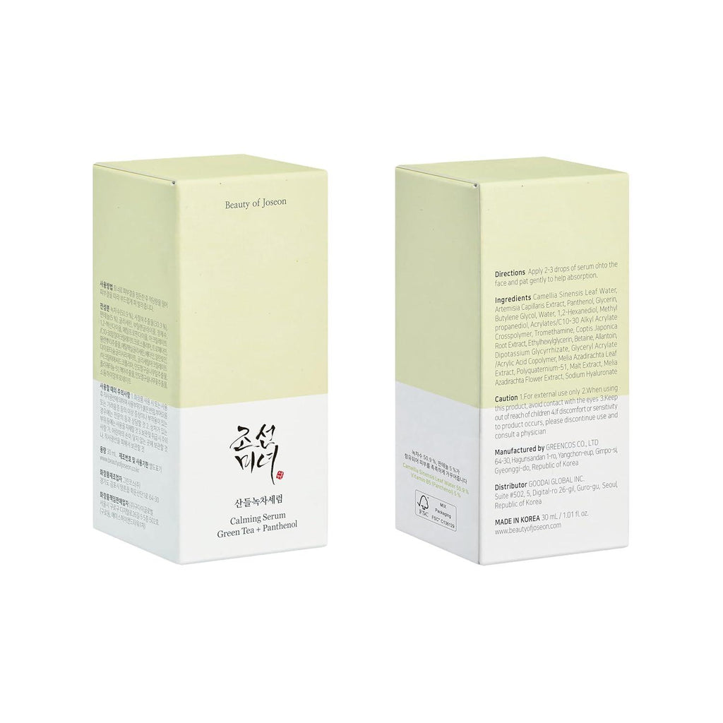 Beauty Of Joseon Calming Serum with Green Tea and Panthenol, 30ml