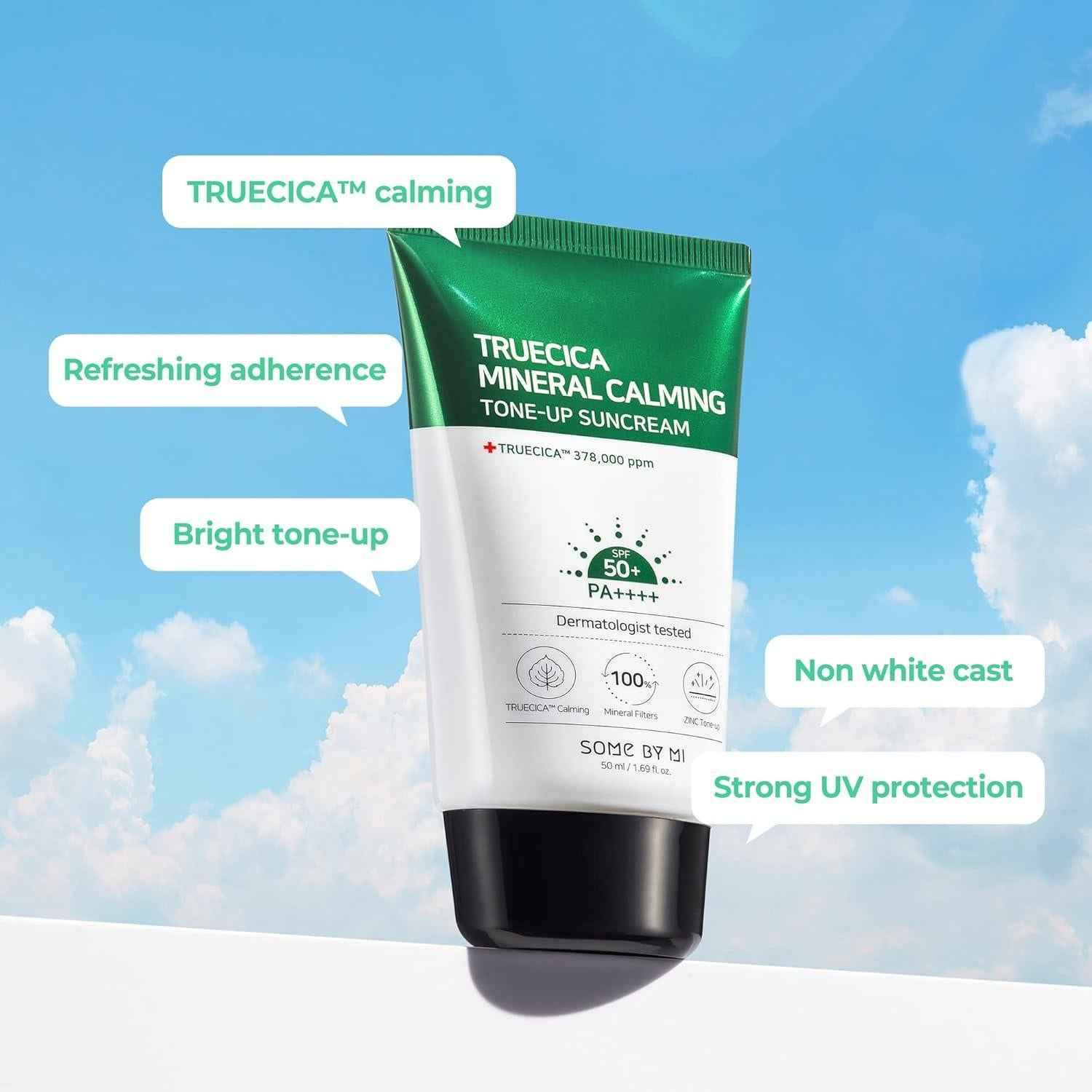 Somebymi Truecica Mineral Calming Tone-Up Sunscreen 50ml