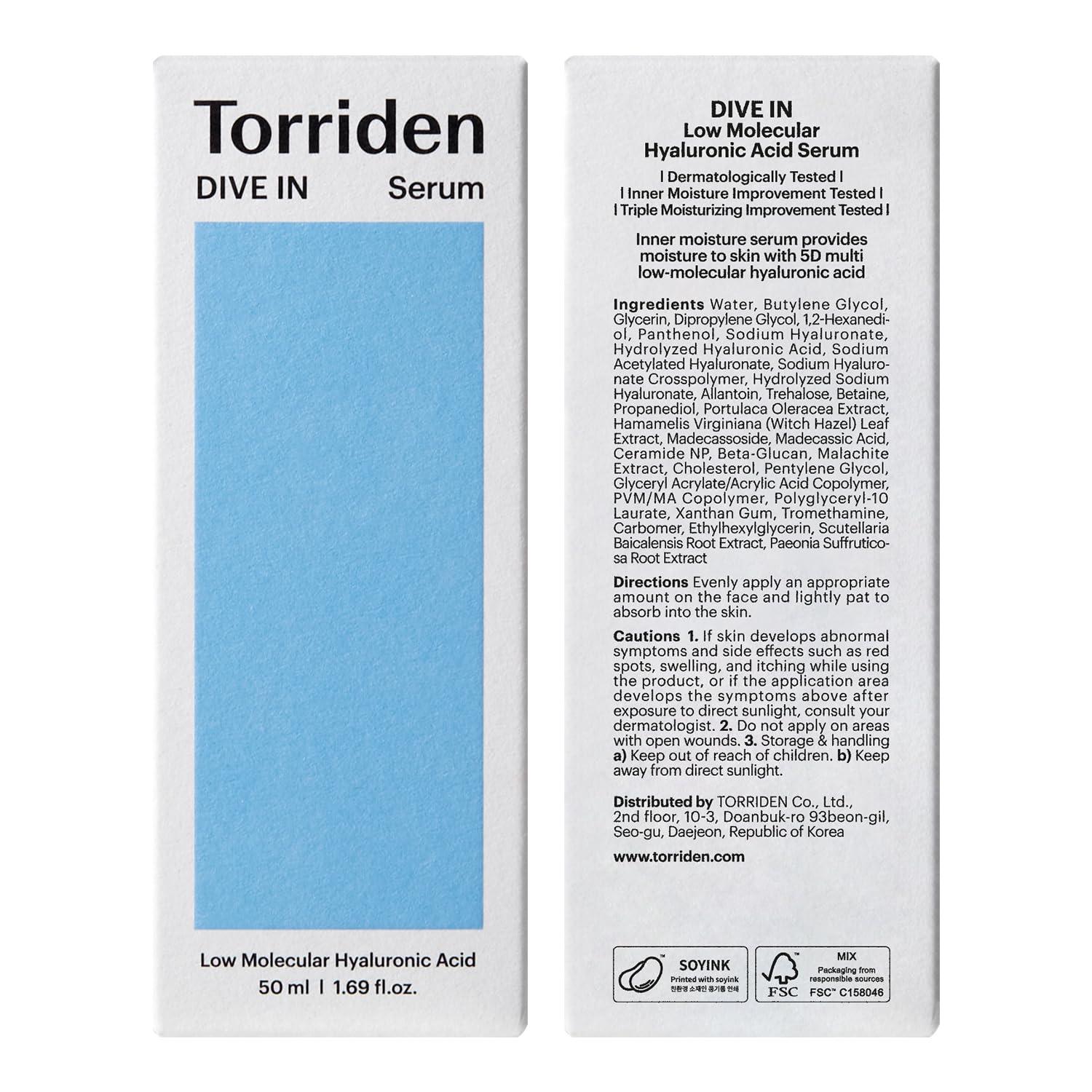 [Torriden] DIVE IN Low Molecular Hyaluronic Acid Serum 50ml Gotta Glow