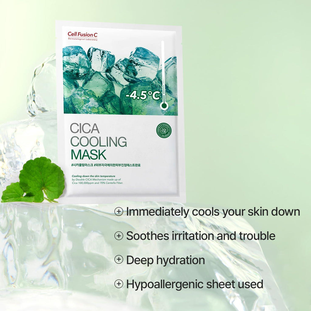 CellFusionC Cica Cooling Mask - 5 Sheets