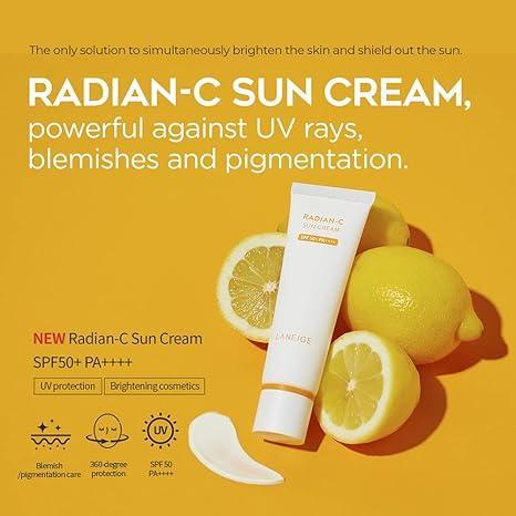 Laneige Radian-C Sunscreen 50ml with SPF 50+