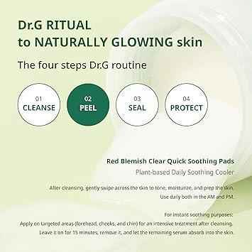 Dr.G Red Blemish Clear Quick Soothing Pads – 70 Pads