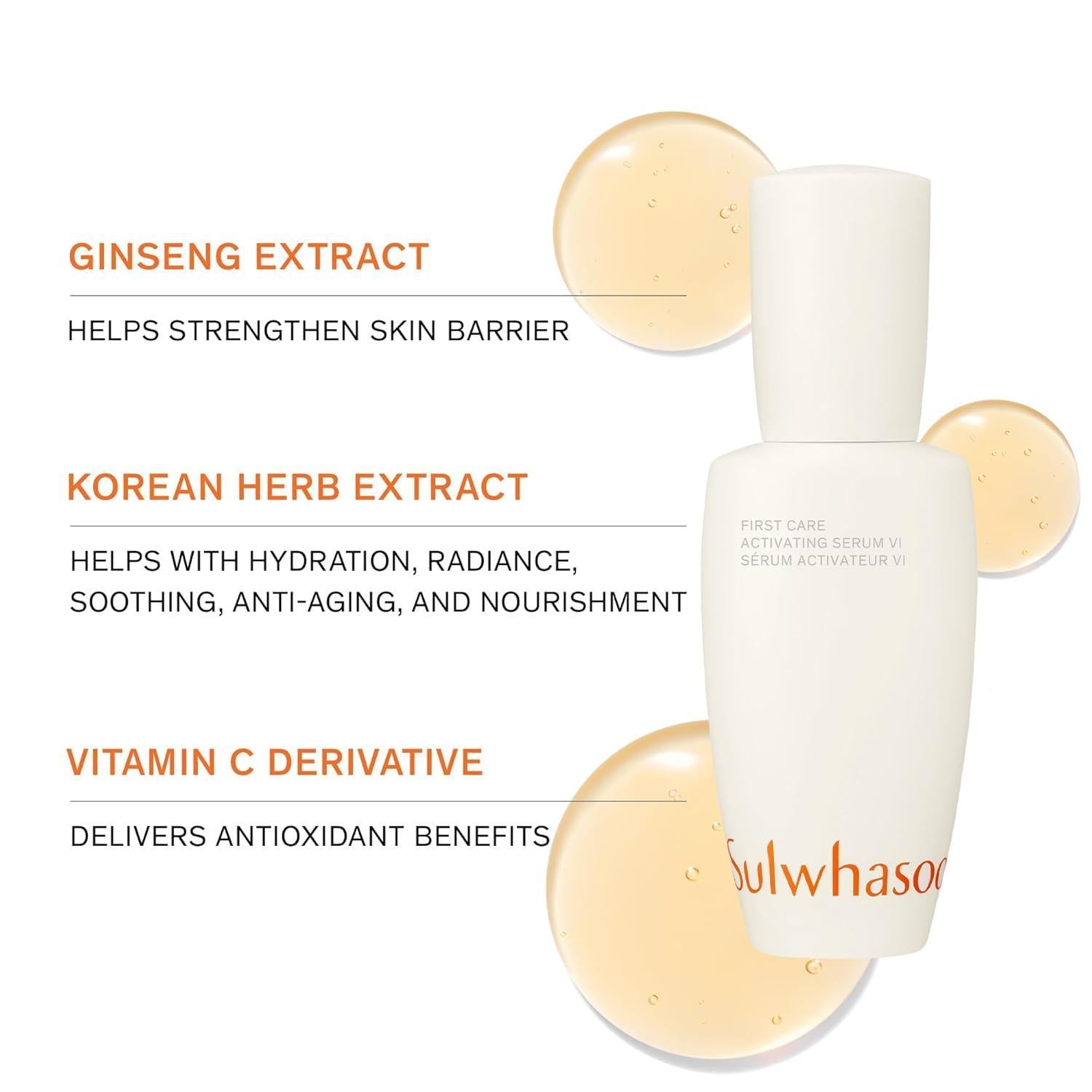 [Sulwhasoo] First Care Activating Serum VI 60ml Gotta Glow