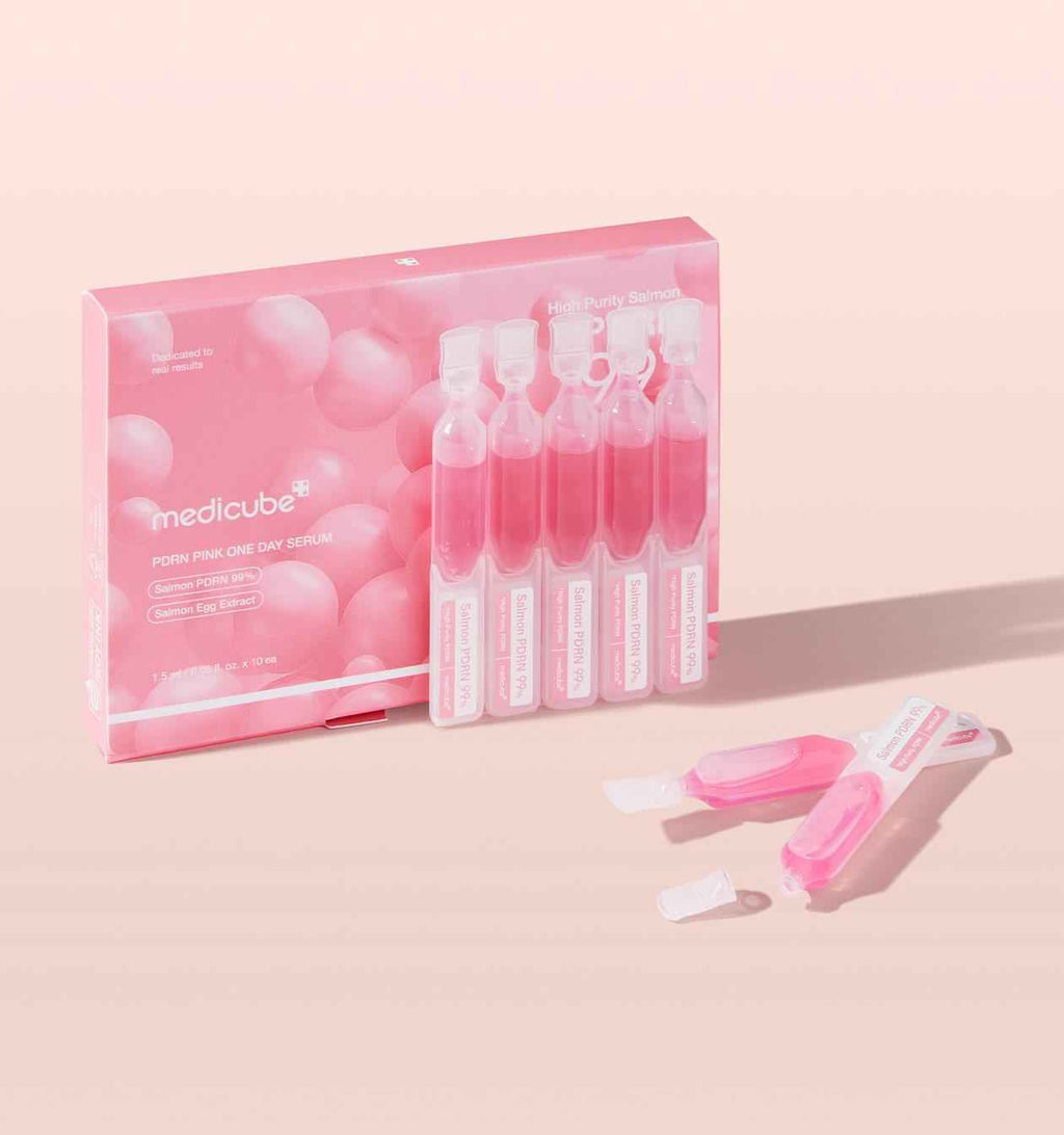 Medicube PDRN Pink One Day Serum Set 1.5ml x 10 Ampoules