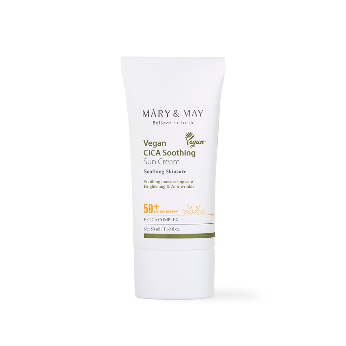 Mary & May Cica Soothing Sun Cream SPF50+ PA++++ - 50ml