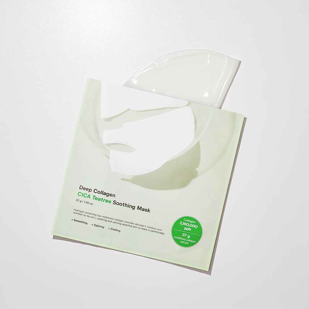 Sungboon Editor Deep Collagen Cica Tea Tree Soothing Mask 37g x 4 Sheets