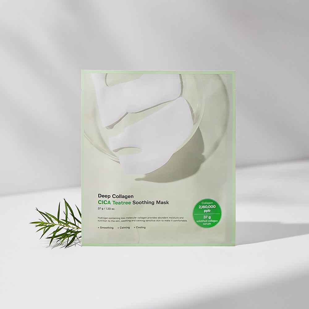 Sungboon Editor Deep Collagen Cica Tea Tree Soothing Mask 37g x 4 Sheets