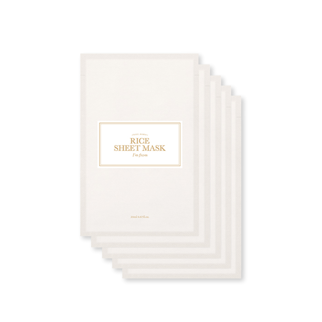 I'm From Rice Sheet Mask Set (5 Sheets)