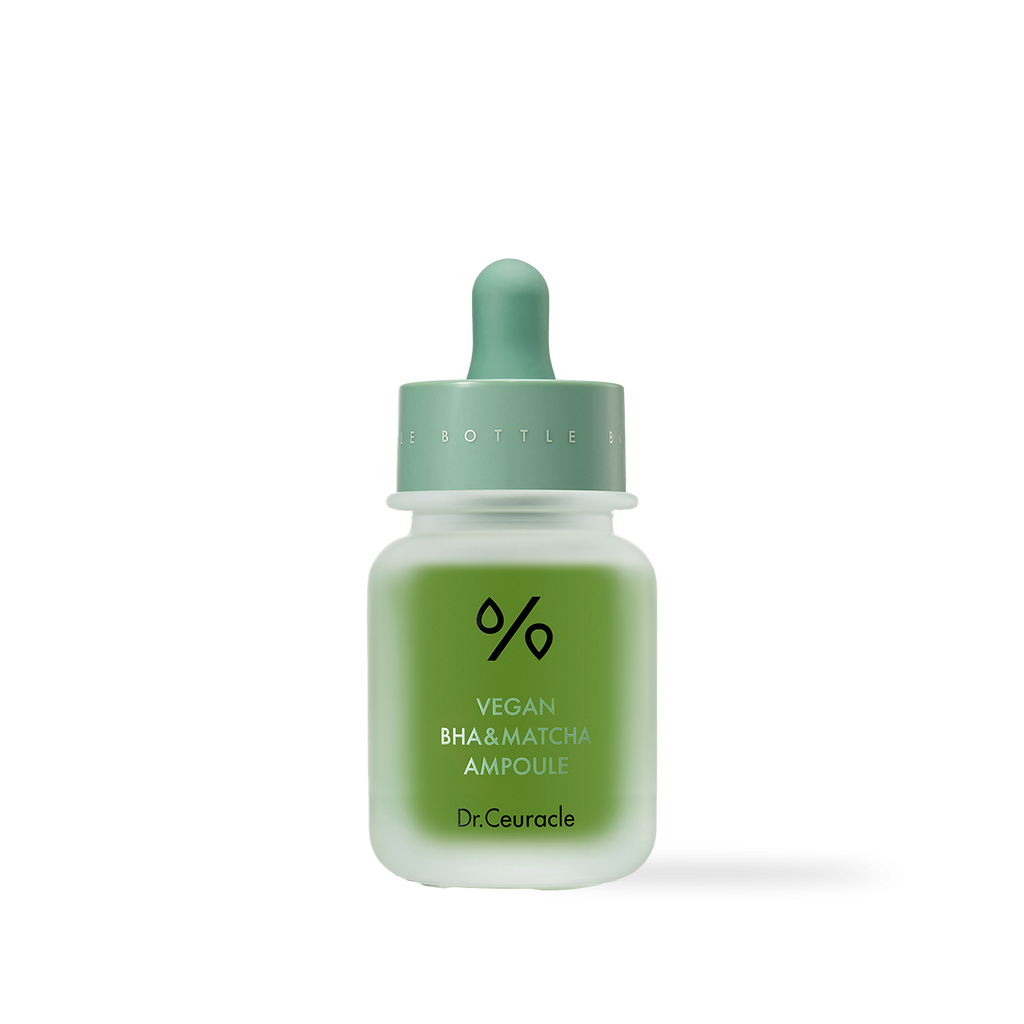 Dr. Ceuracle Vegan BHA Matcha Ampoule 30ml for Oily and Troubled Skin