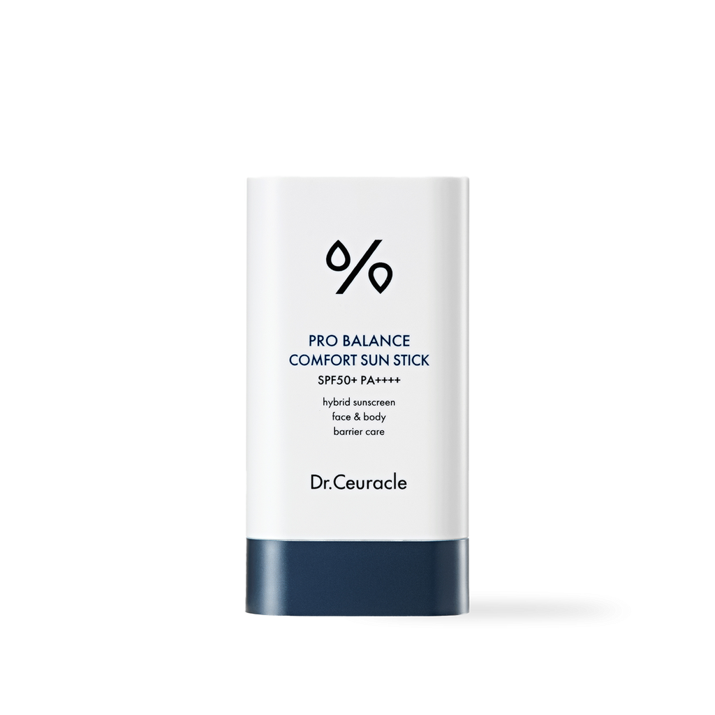 Dr. Ceuracle Pro Balance Comfort Sun Stick 18g – Portable Hydrating Sunscreen with 9-Probiotics Complex and Cooling Effect