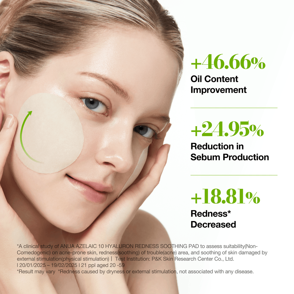 [Anua] Azelaic 10 Hyaluron Redness Soothing Pad 230ml 90ea Gotta Glow