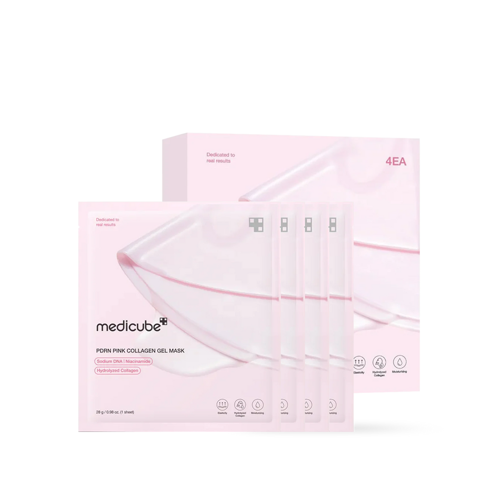 [Medicube] PDRN Pink Collagen Gel Mask 4EA Gotta Glow