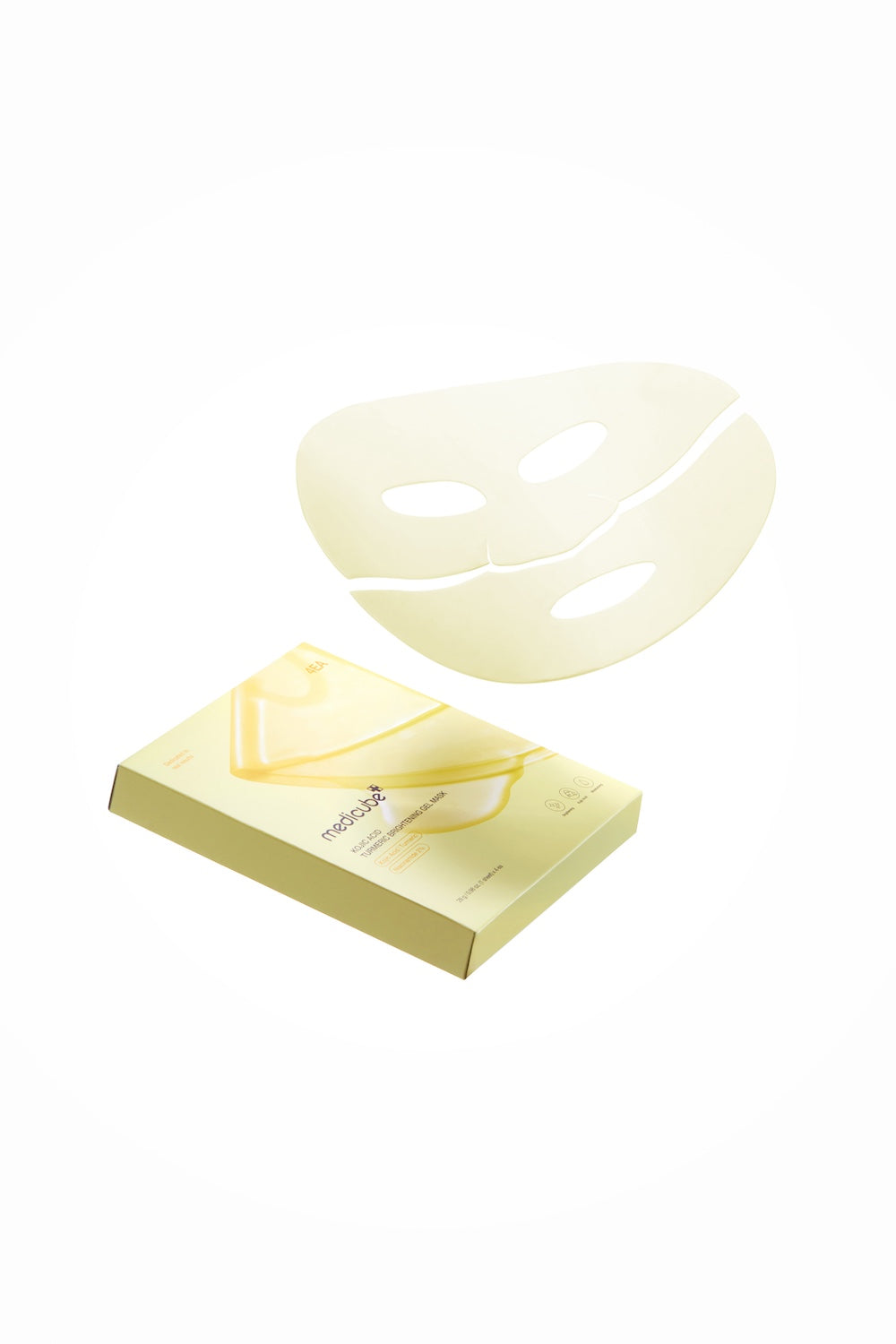 Medicube Kojic Acid and Turmeric Brightening Gel Mask, Set of 4