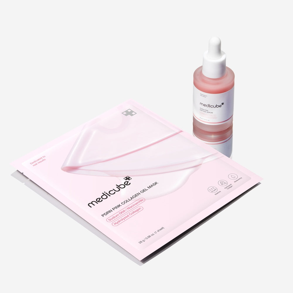 [Medicube] PDRN Pink Collagen Gel Mask 4EA Gotta Glow