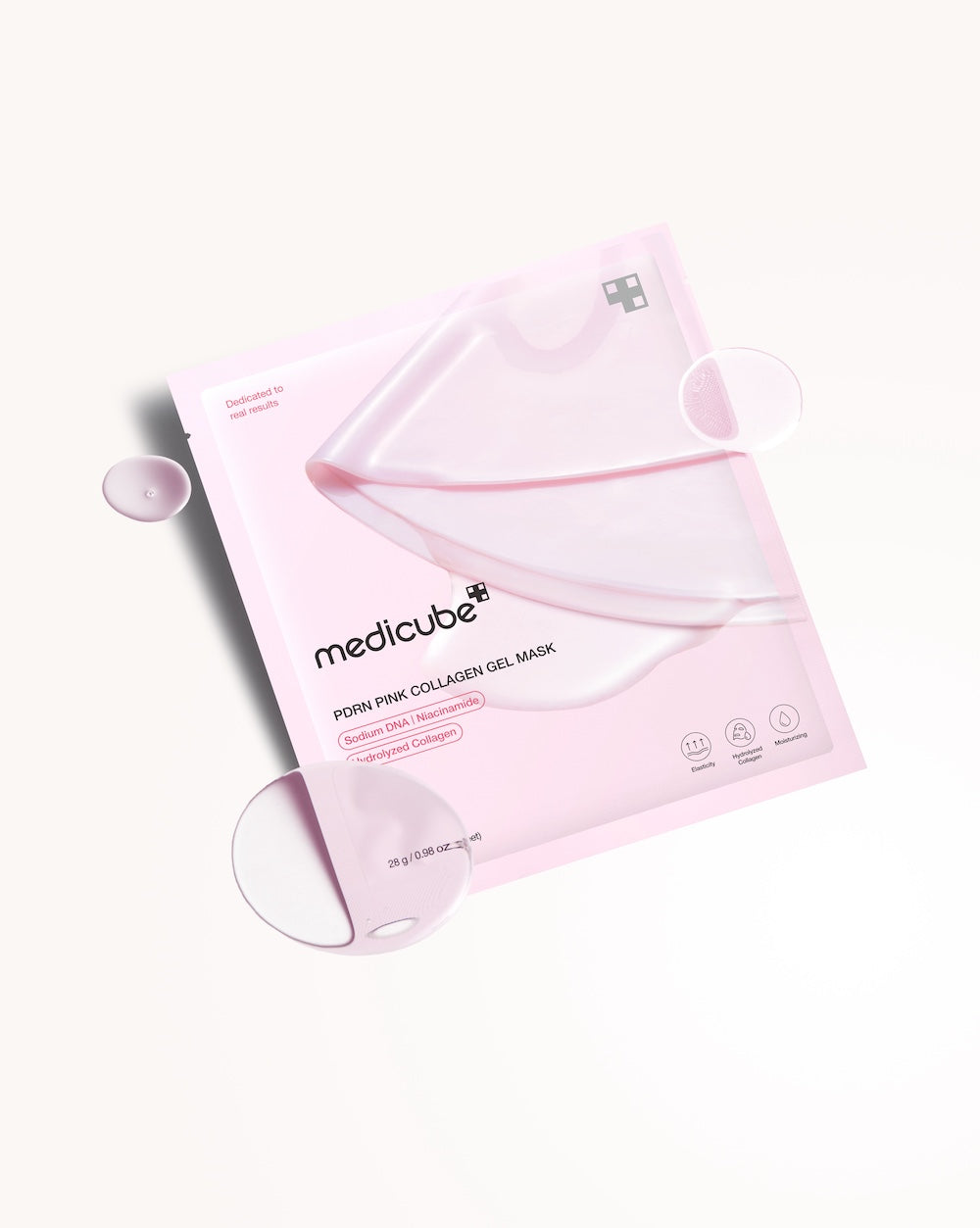 [Medicube] PDRN Pink Collagen Gel Mask 4EA Gotta Glow
