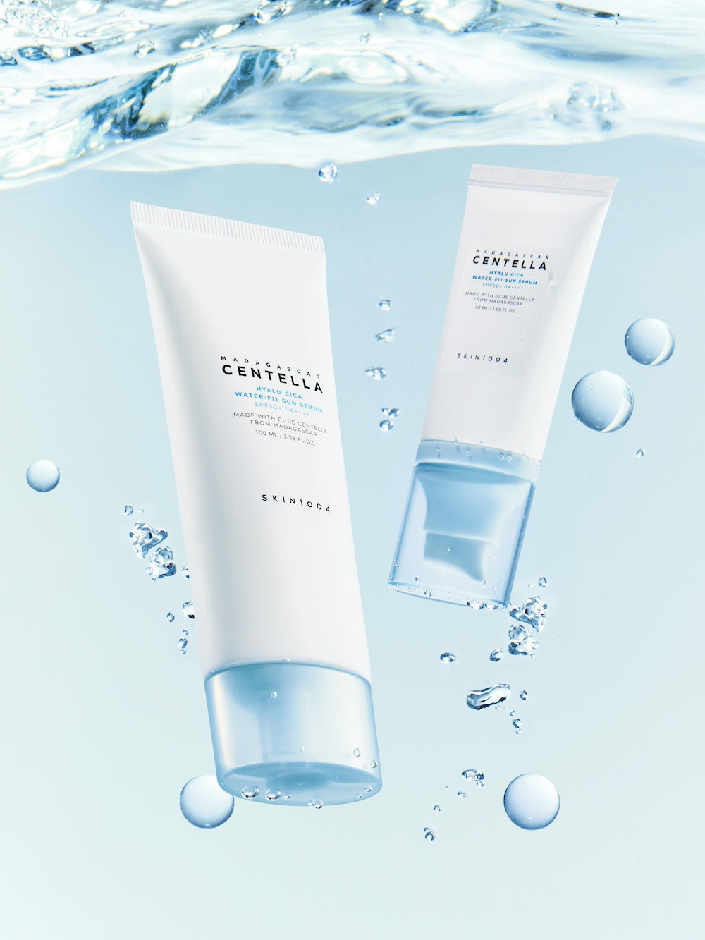 [Skin1004] Madagascar Centella Hyalu-Cica Water-Fit Sun Serum - 3 Size Gotta Glow